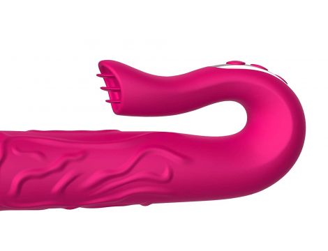 Realistic Tongue Stimulating Dildo Vibrator - 7