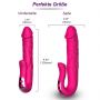 Realistic Tongue Stimulating Dildo Vibrator - 12
