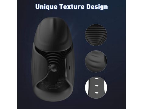 Silikonowy regulowany wibrator na penisa noszony B Series Cute USB - 13