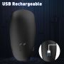 Silikonowy regulowany wibrator na penisa noszony B Series Cute USB - 17