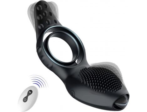 Remote powerful Tognue simulate cock ring - 17