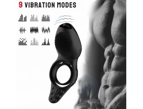 Remote powerful Tognue simulate cock ring - 18