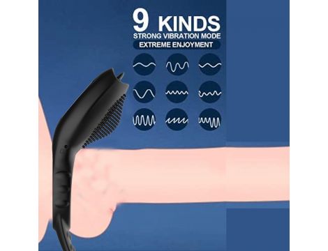 Remote powerful Tognue simulate cock ring - 23