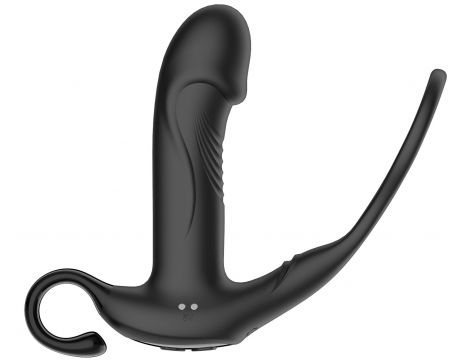 Wibrator analny z pchnięciem B Series Cute silikonowy 10+10 - 3