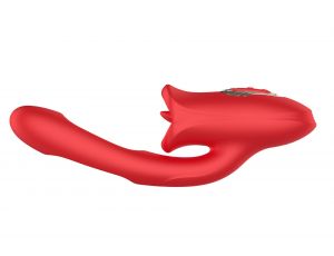 Stymulator łechtaczki Bite Mouth 3.0 silikonowy z ruchem języka USB
