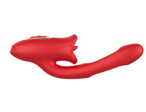 Stymulator łechtaczki Bite Mouth 3.0 silikonowy z ruchem języka USB - 2