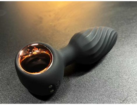 Wibrujący obrotowy korek analny Aisi B Series Cute - 11