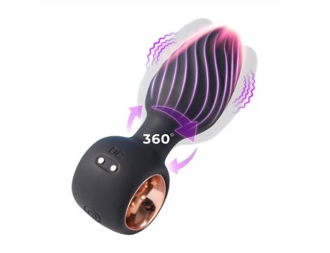 Wibrujący obrotowy korek analny Aisi B Series Cute - 13