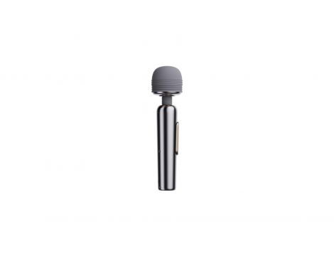Masażer wand metaliczny silikonowy B Series Cute USB 24 cm - 10