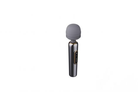 Masażer wand metaliczny silikonowy B Series Cute USB 24 cm - 8