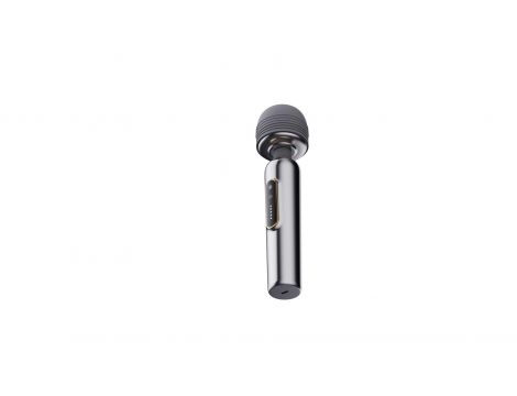 Masażer wand metaliczny silikonowy B Series Cute USB 24 cm - 6