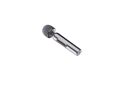 Masażer wand metaliczny silikonowy B Series Cute USB 24 cm - 7