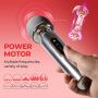 Masażer wand metaliczny silikonowy B Series Cute USB 24 cm - 14