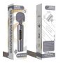 Masażer wand metaliczny silikonowy B Series Cute USB 24 cm - 19