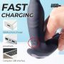 Masażer prostaty falujący z pilotem B-Series Cute silikonowy USB 15 cm - 16