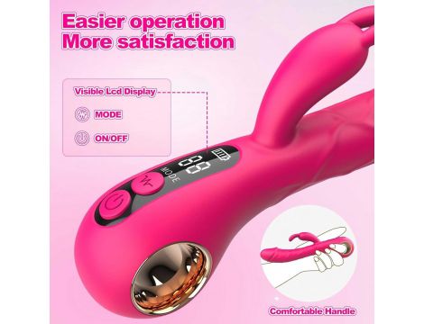 Wibrator króliczek punktu G B-Series Cute silikonowy USB 22 cm - 12