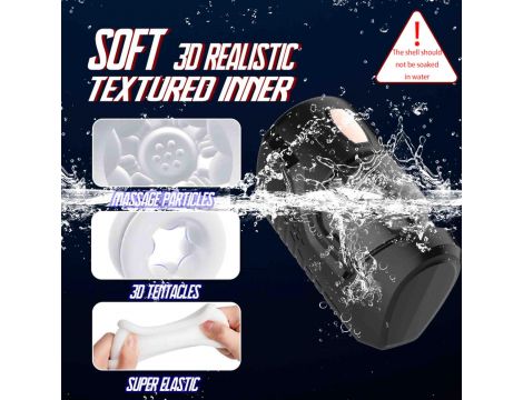 Automatyczny masturbator Space Capsule z wibracją B Series Cute USB - 15