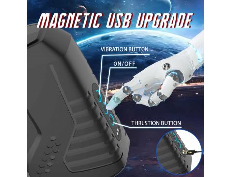 Automatyczny masturbator Space Capsule z wibracją B Series Cute USB - 17
