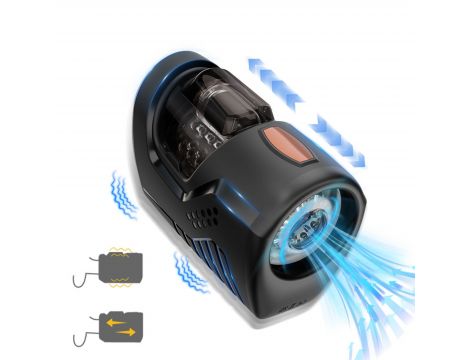 Automatyczny masturbator Space Capsule z wibracją B Series Cute USB - 14