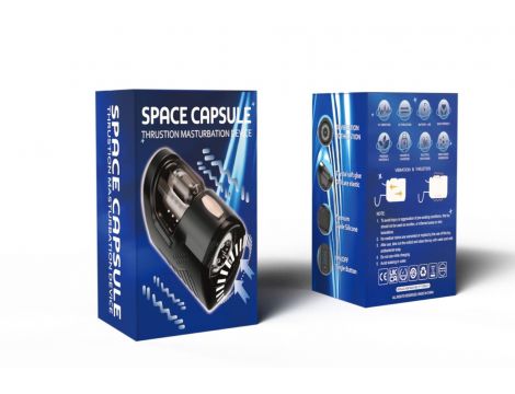Automatyczny masturbator Space Capsule z wibracją B Series Cute USB - 16