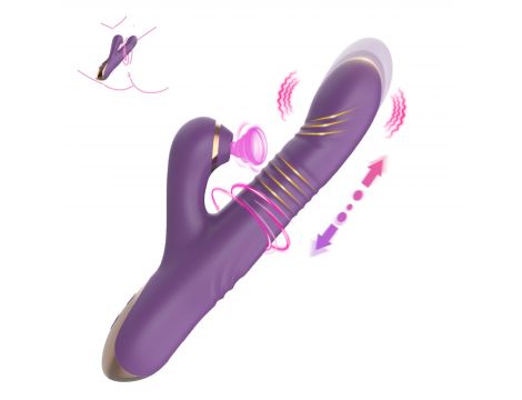 Luna suction thrusting G-spot massager - 10