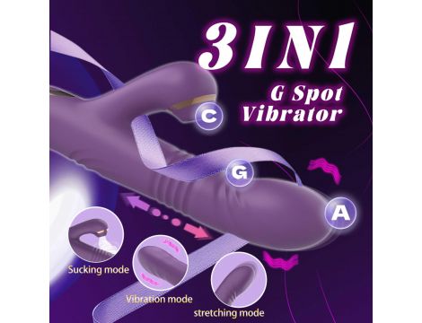 Luna suction thrusting G-spot massager - 12