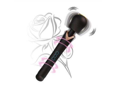 Masażer wibracyjny silikonowy Perfect Wand czarny USB - 7
