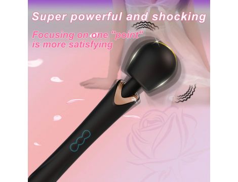 Masażer wibracyjny silikonowy Perfect Wand czarny USB - 9