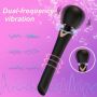 Masażer wibracyjny silikonowy Perfect Wand czarny USB - 13