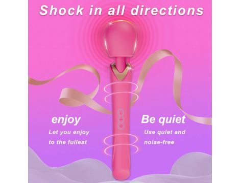 Masażer wibracyjny Perfect Wand różowy silikonowy USB - 12