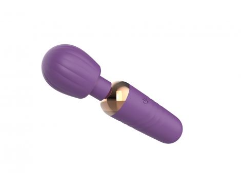 Stymulator łechtaczki silikonowy Little Fairy Wand fioletowy 14 cm - 3