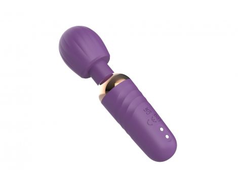 Stymulator łechtaczki silikonowy Little Fairy Wand fioletowy 14 cm - 8