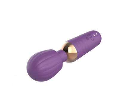 Stymulator łechtaczki silikonowy Little Fairy Wand fioletowy 14 cm - 5