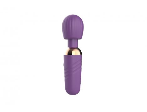 Stymulator łechtaczki silikonowy Little Fairy Wand fioletowy 14 cm - 7