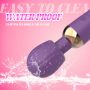 Stymulator łechtaczki silikonowy Little Fairy Wand fioletowy 14 cm - 13