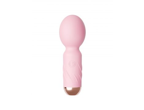 Mini masażer wibracyjny Cute silikonowy różowy USB - 2