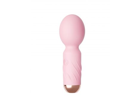 Mini masażer wibracyjny Cute silikonowy różowy USB - 3