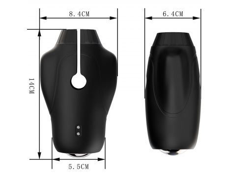 Automatyczny masturbator Cyclone Spinner Elite z rotacją i wibracją USB - 23
