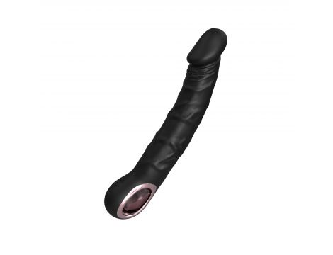 Wibrator Jump-O czarny silikonowy realistyczny USB wodoodporny - 2