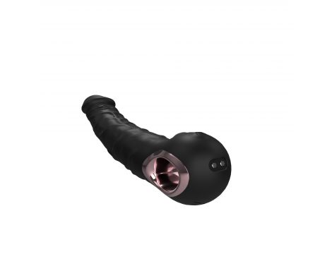 Wibrator Jump-O czarny silikonowy realistyczny USB wodoodporny - 5