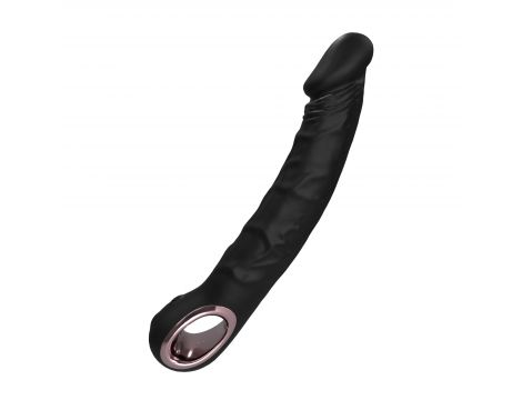 Wibrator Jump-O czarny silikonowy realistyczny USB wodoodporny - 4