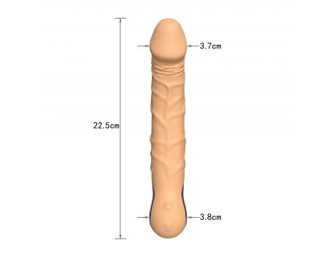 Wibrator Jump-O czarny silikonowy realistyczny USB wodoodporny - 6