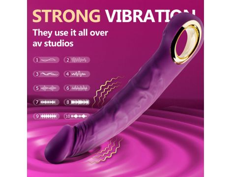 Wibrator Jump-O realistyczny silikonowy cielisty USB wodoodporny - 6