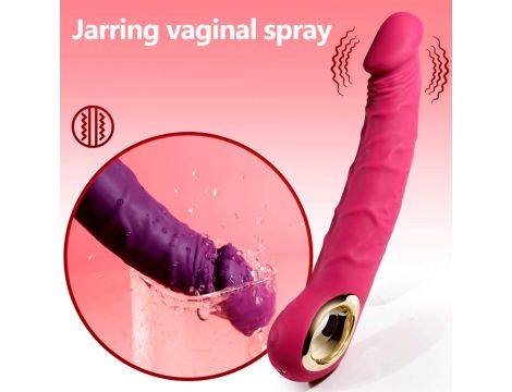 Wibrator Jump-O realistyczny silikonowy cielisty USB wodoodporny - 8