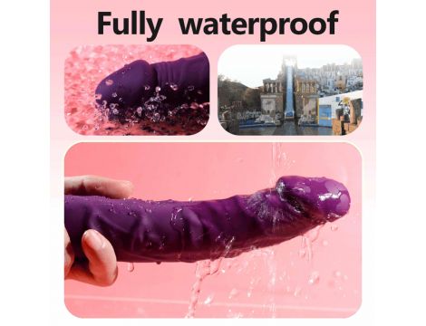 Wibrator Jump-O realistyczny silikonowy cielisty USB wodoodporny - 10