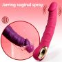Wibrator Jump-O realistyczny silikonowy cielisty USB wodoodporny - 9