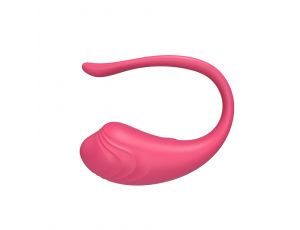 Jajeczko wibrujące App Love z aplikacją czerwone silikonowe 9,6 cm