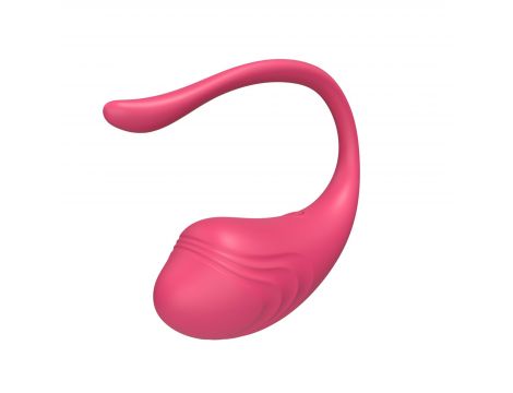 Jajeczko wibrujące App Love z aplikacją czerwone silikonowe 9,6 cm - 4