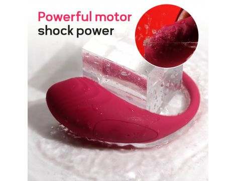 Jajeczko wibrujące App Love z aplikacją czerwone silikonowe 9,6 cm - 11