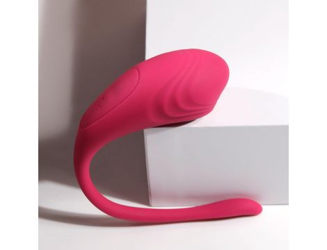 Jajeczko wibrujące App Love z aplikacją czerwone silikonowe 9,6 cm - 15
